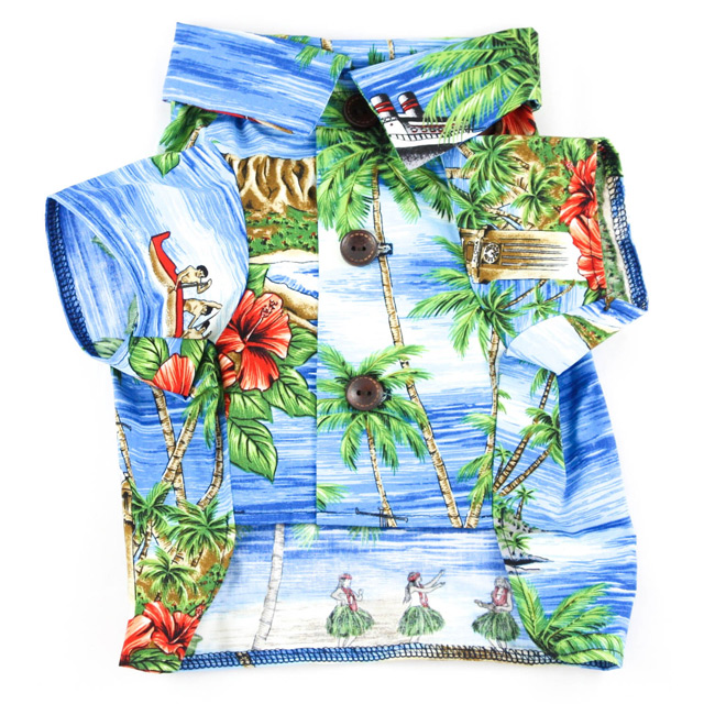 Lucy & Co. Hawaiian Shirt in blue